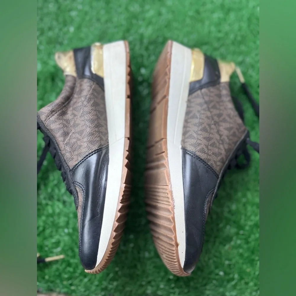 Michael Kors‎ Brown and Black Sneakers Size 7.5